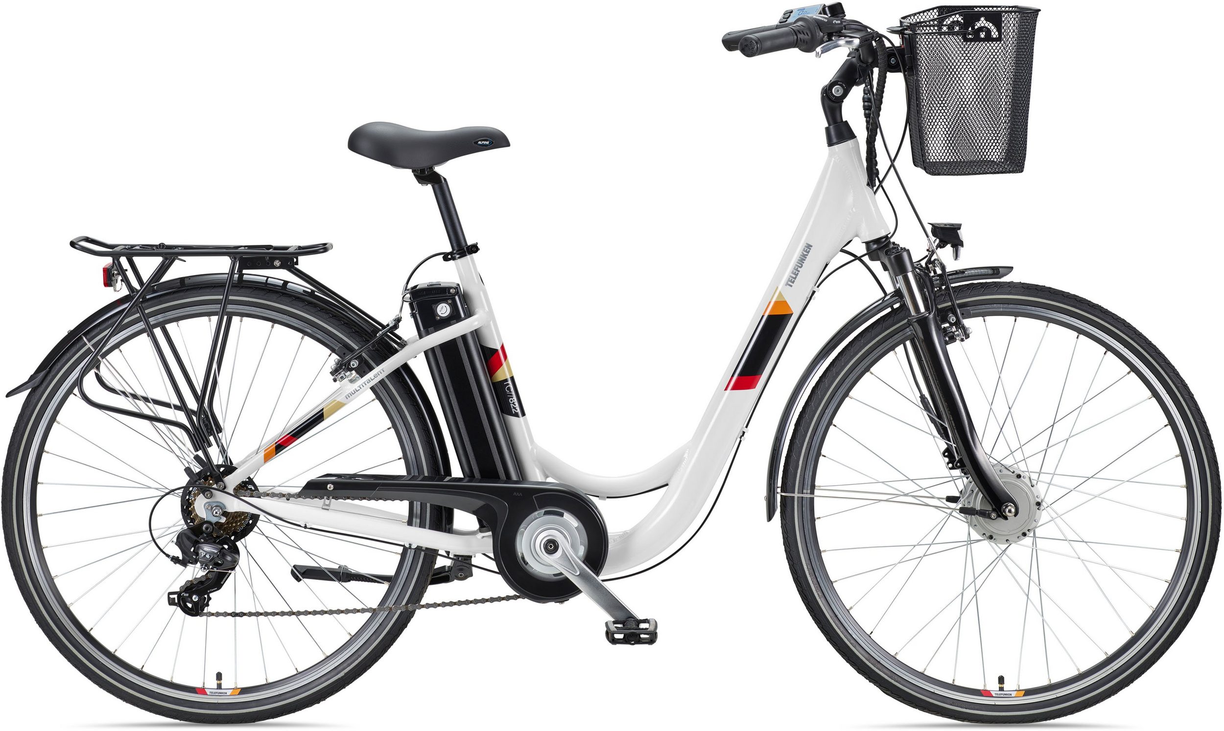 Telefunken E-Bike Multitalent RC822 , 7 Gang Shimano Tourney